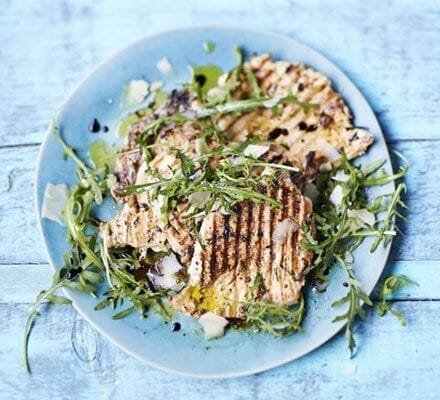 Paillard of chicken with lemon & herbs recipe