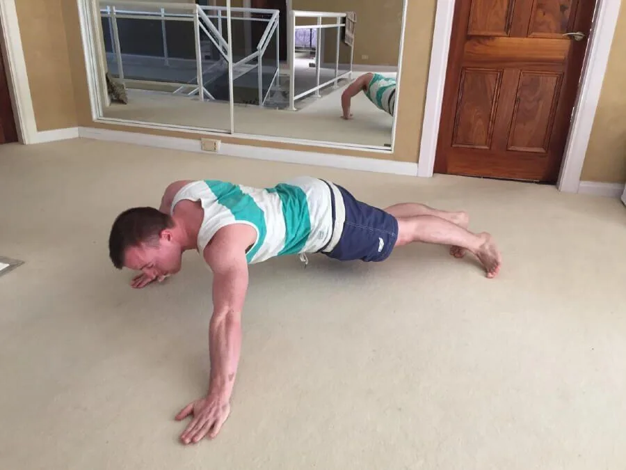 Archer Push-Up 1 of 2