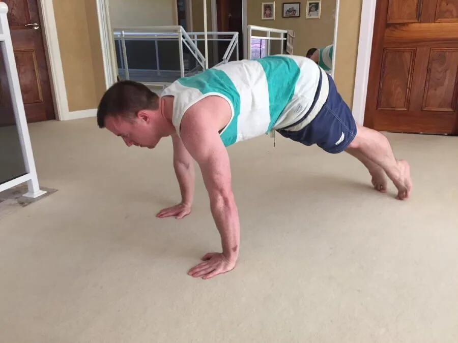 Hindu Push-Up 4 of 4