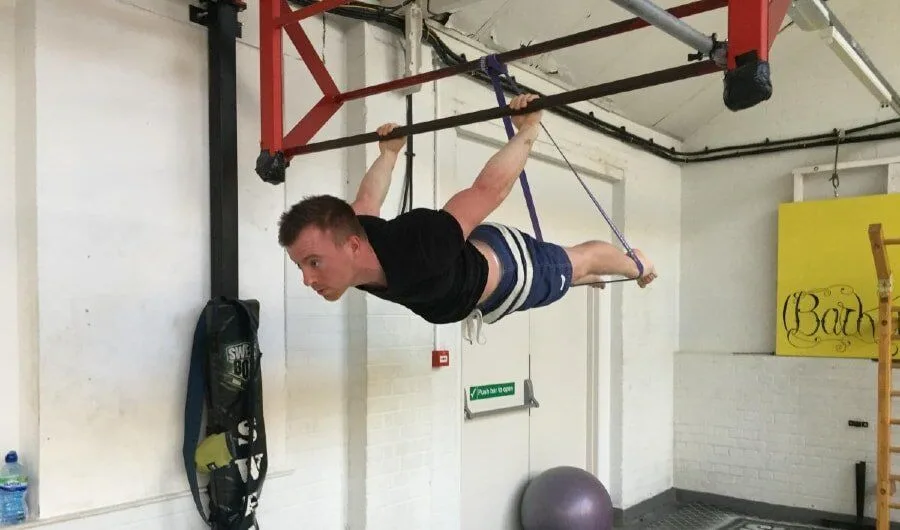 Resistance Band Back Lever