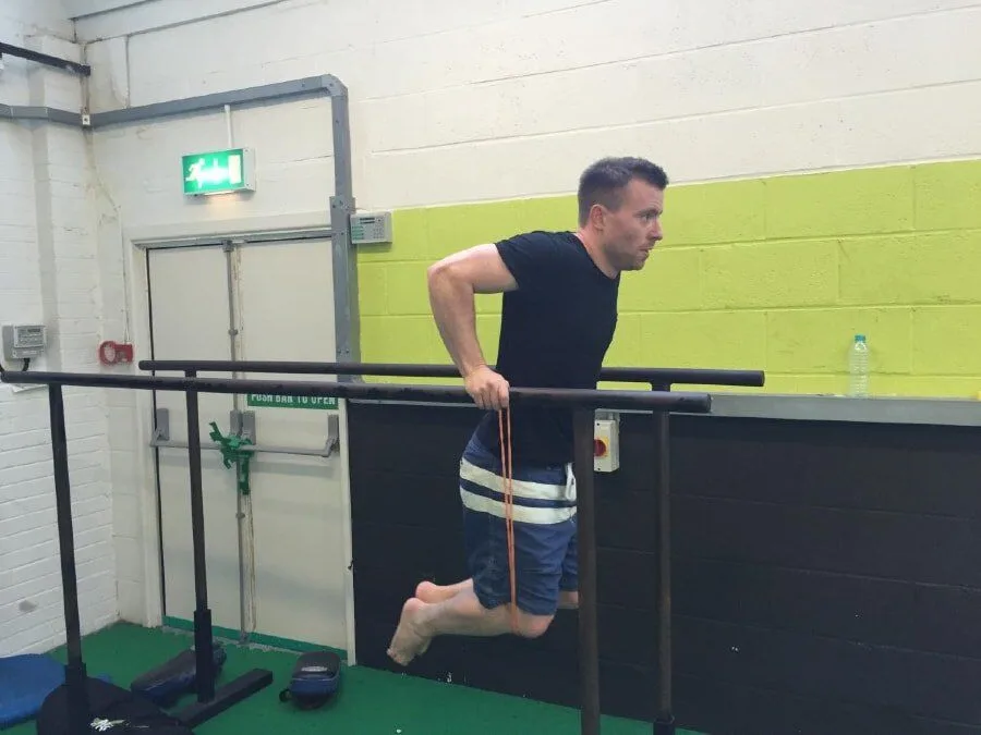 Resistance Band Dips 2 of 2