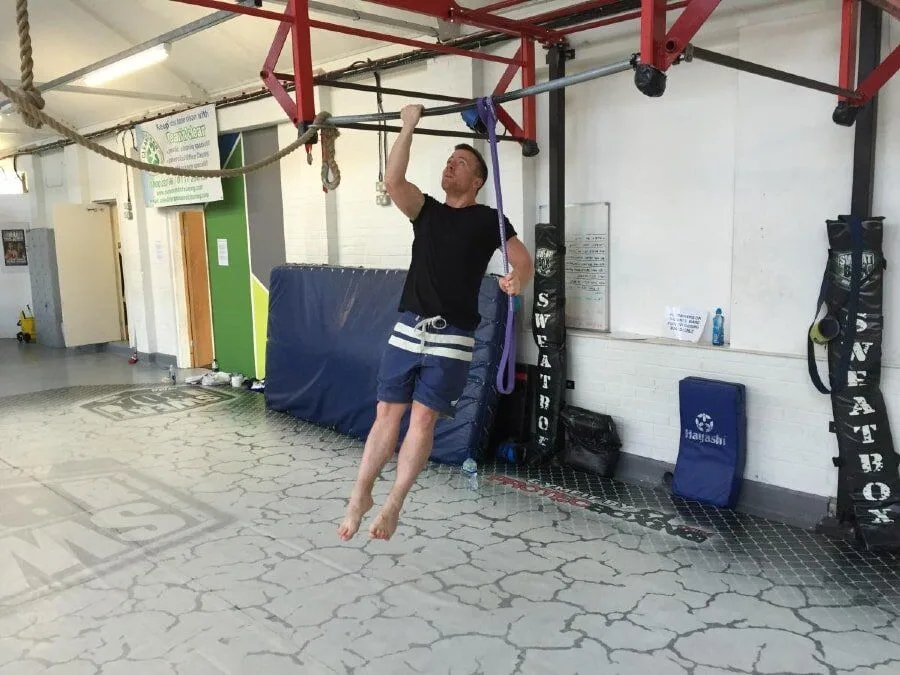 Resistance Band One Arm Pull-Up 1 of 2