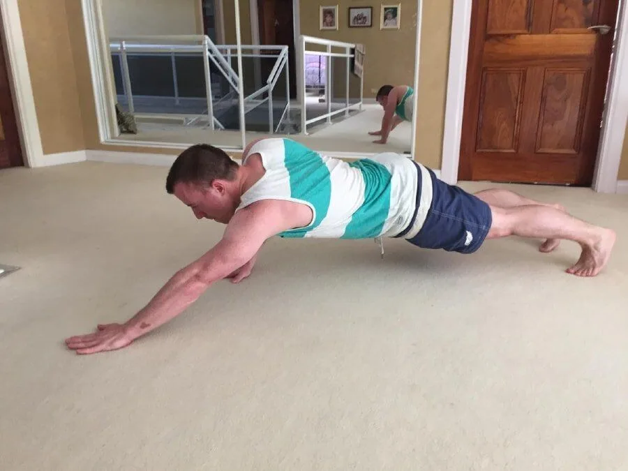 Slider Push-Up 1 of 2-min
