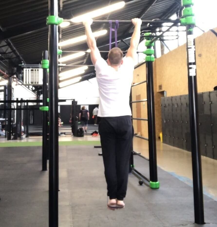 Pull-Up Progression Using a Resistance Band