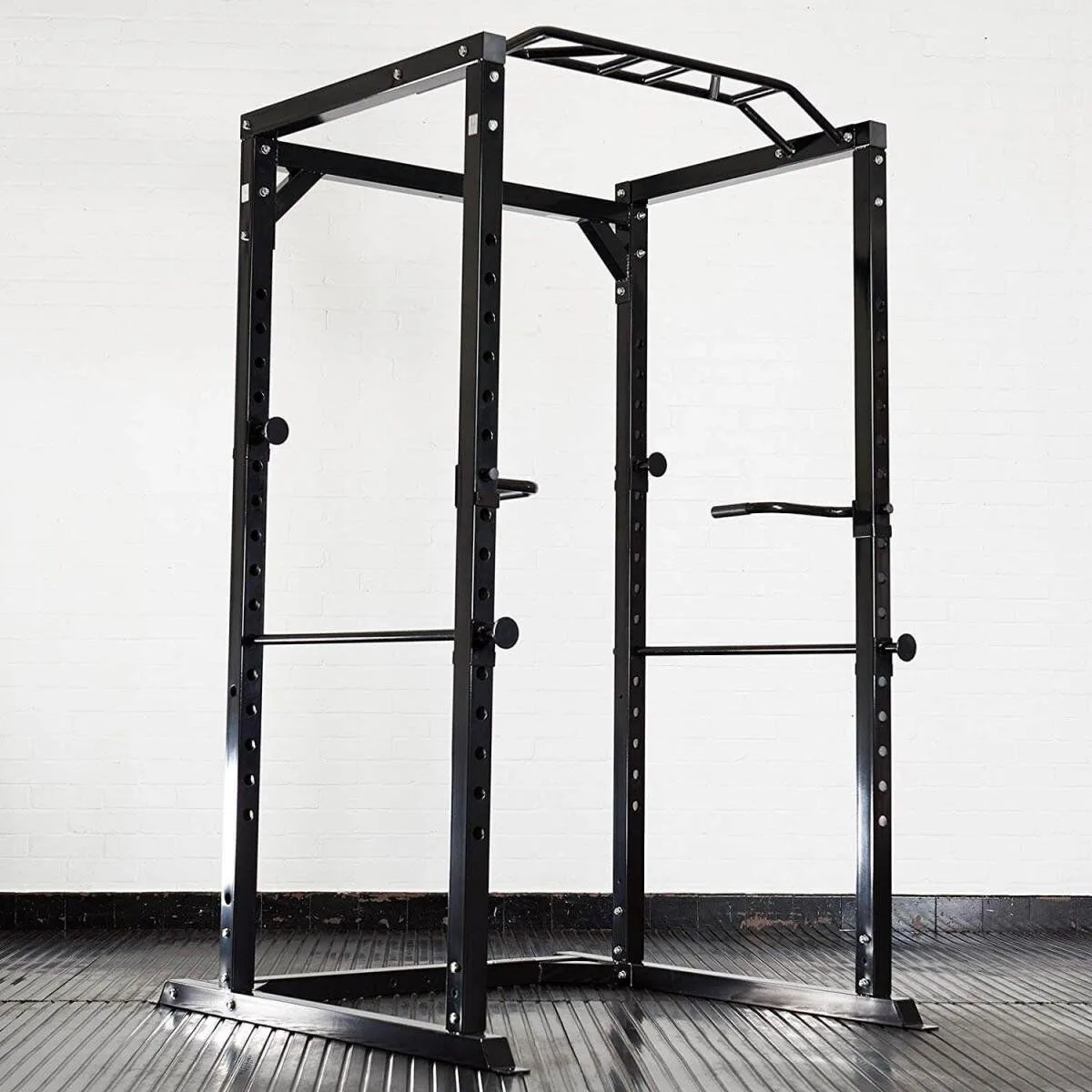 Mirafit Heavy Duty Olympic Power Cage with Multi-Grip Pull-Up Bar
