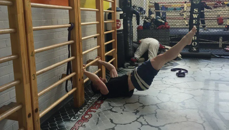 Dragon Flags Exercise
