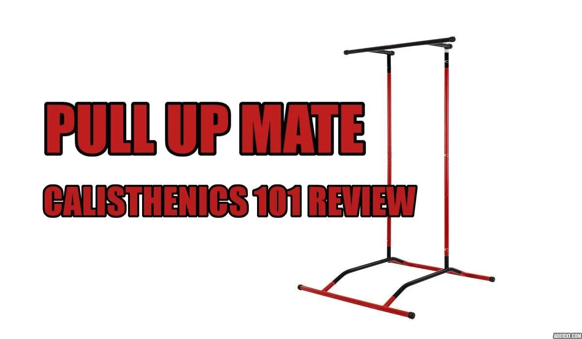 The 'Pull Up Mate' portable pull-up bar