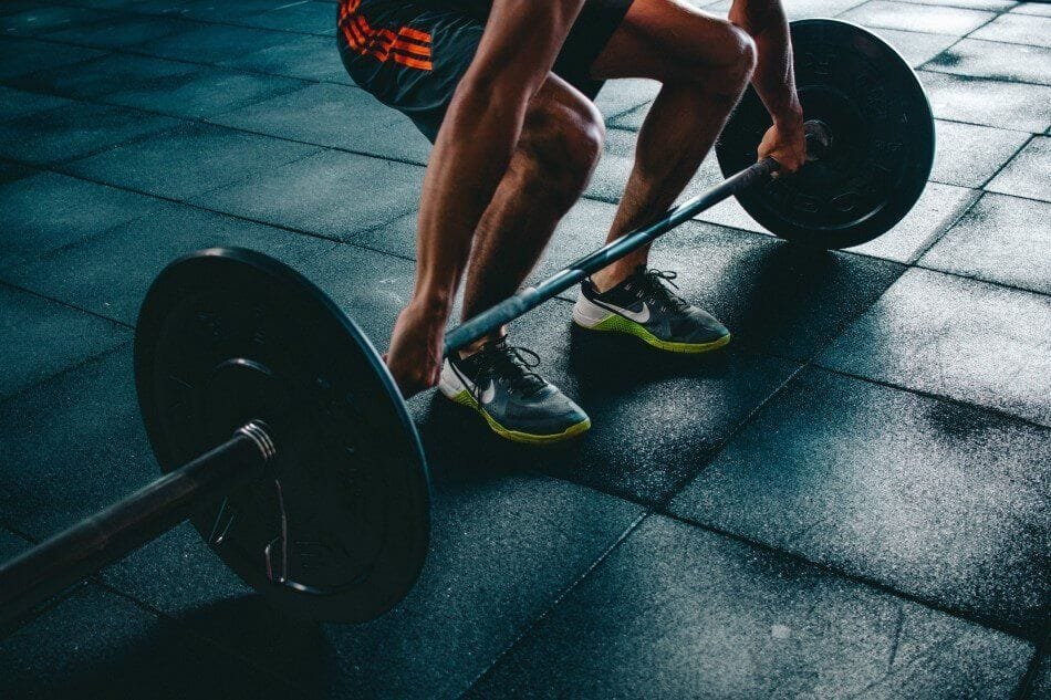 Deadlift exercise (stock image)