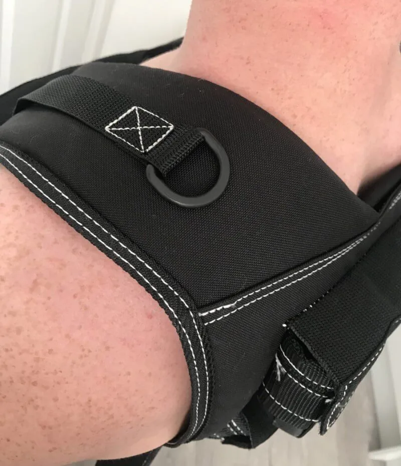 Gravity Fitness Weighted Vest shoulder hooks/loops