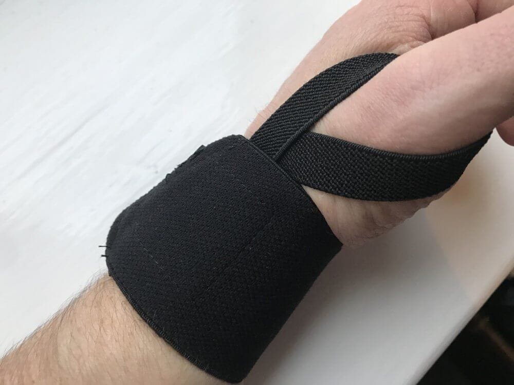 Pullup & Dip wrist wraps - side view