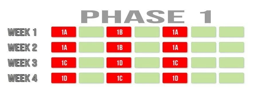 Cali Move - Phase 1 structure
