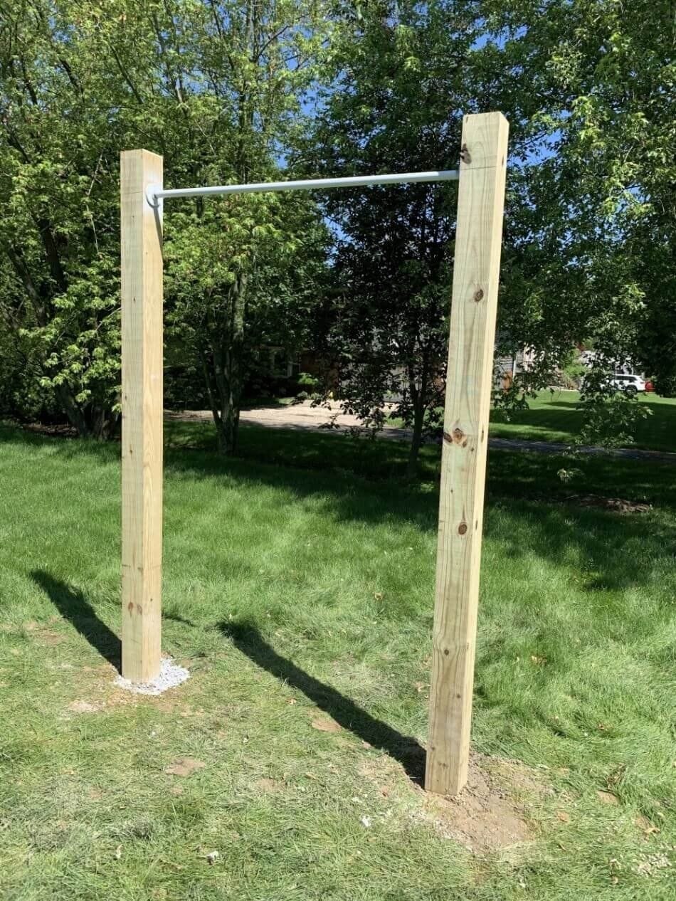 Steen verkoudheid Vermelden How To Build An Outdoor Pull-Up Bar: DIY Guide (US and UK) - Calisthenics  101