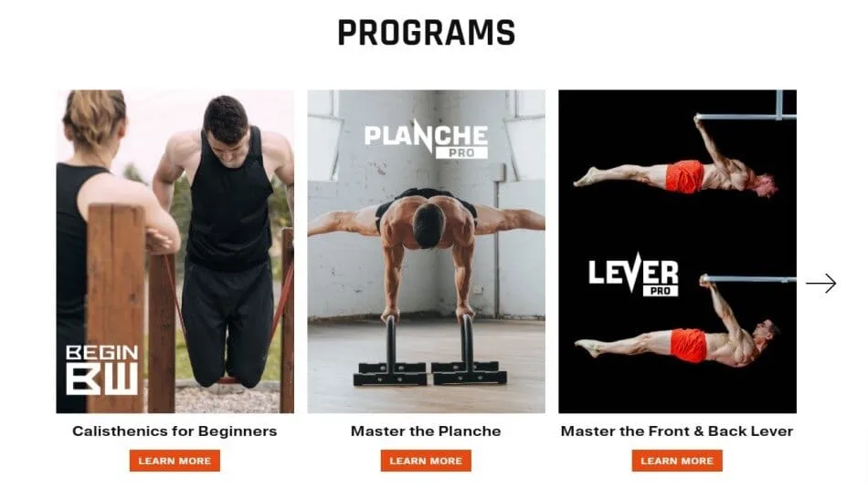Fitness FAQs website screenshot